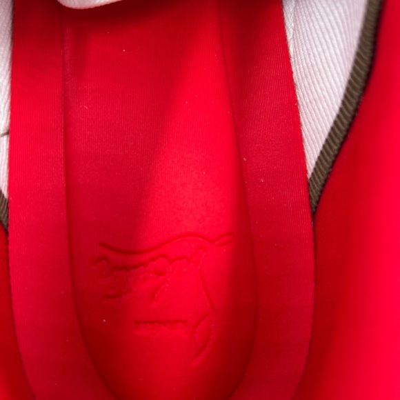 Men's Christian Louboutin Astroloubi low top sneakers Leather trimmed size 45 - Picture 8 of 11